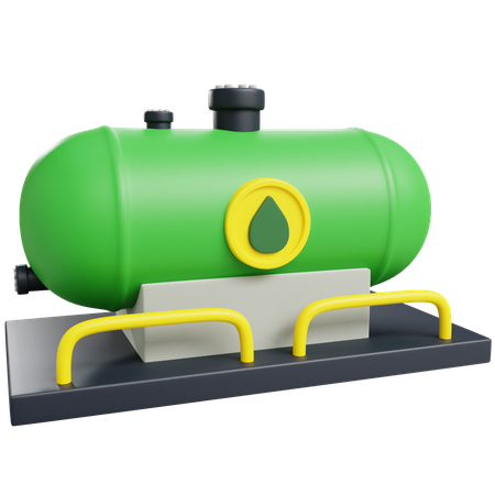 Tanque de óleo  3D Icon
