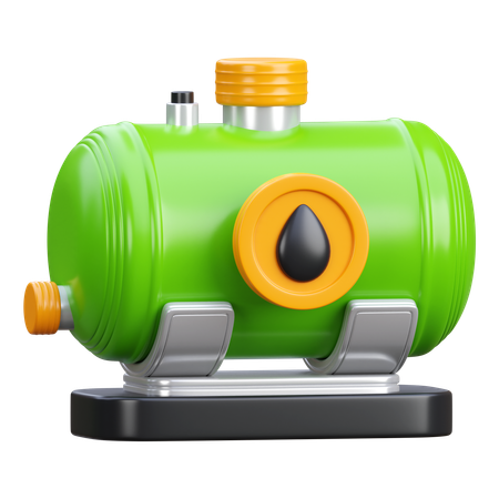Tanque de óleo  3D Icon
