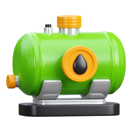 Tanque de óleo  3D Icon