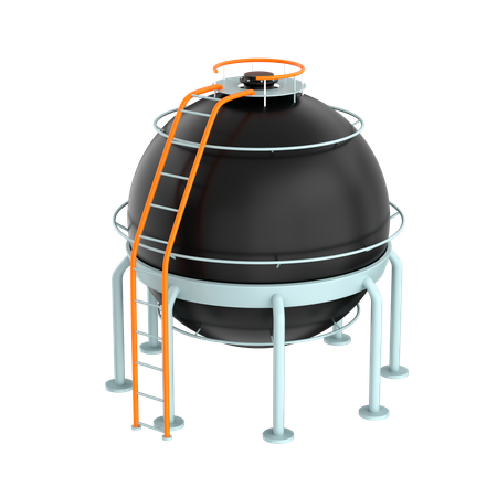 Tanque de óleo  3D Icon