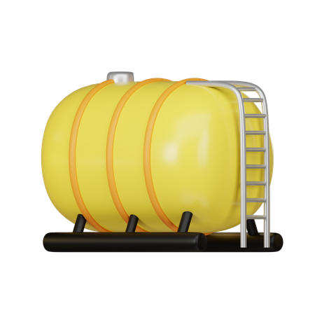 Tanque de óleo  3D Icon
