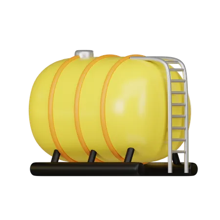 Tanque de óleo  3D Icon