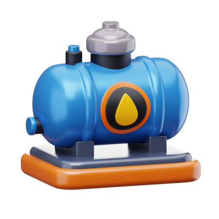 Tanque de óleo  3D Icon