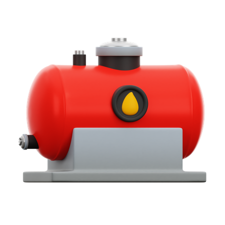 Tanque de óleo  3D Icon