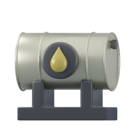 Tanque de óleo  3D Icon