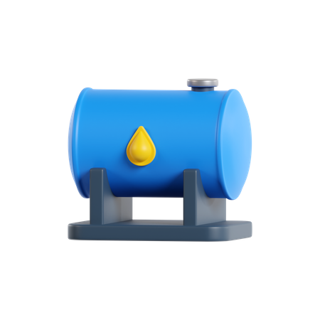 Tanque de óleo  3D Icon
