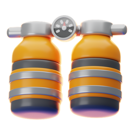 Tanque de oxigênio  3D Icon