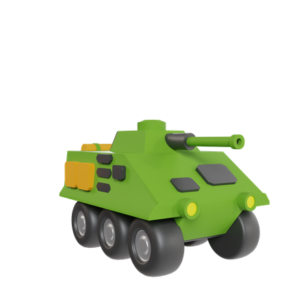 Tanque de guerra  3D Icon