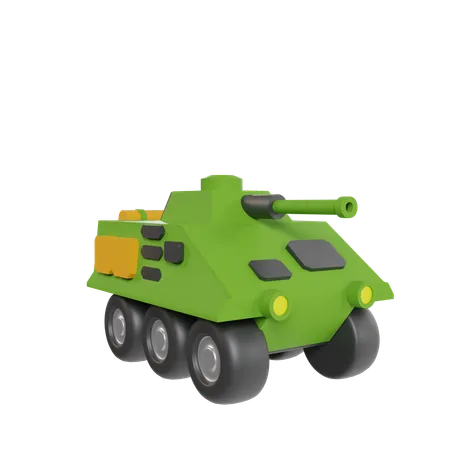 Tanque de guerra  3D Icon