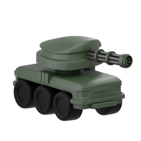 Tanque de guerra  3D Icon