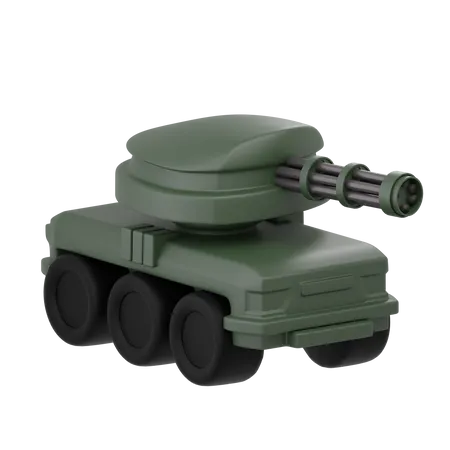 Tanque de guerra  3D Icon