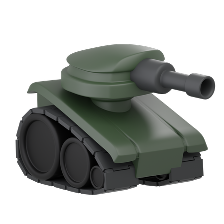 Tanque de guerra  3D Icon