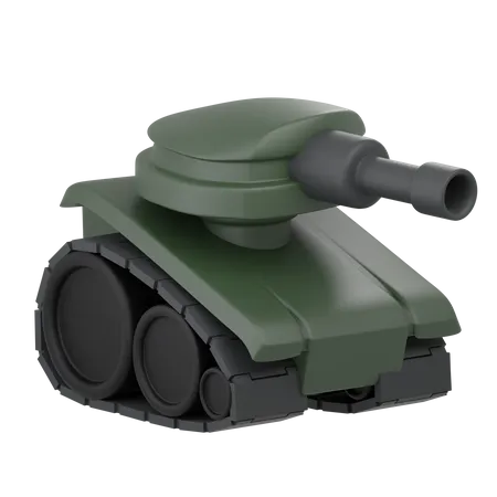 Tanque de guerra  3D Icon