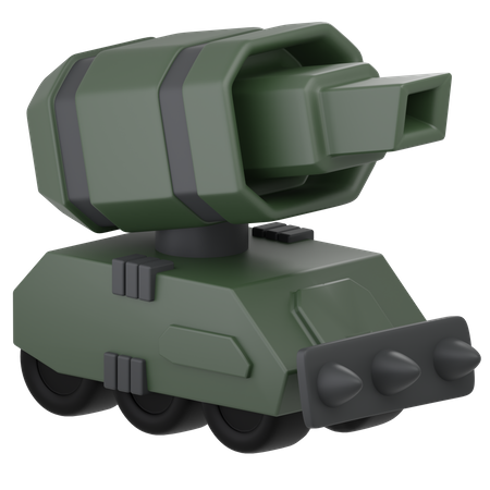 Tanque de guerra  3D Icon