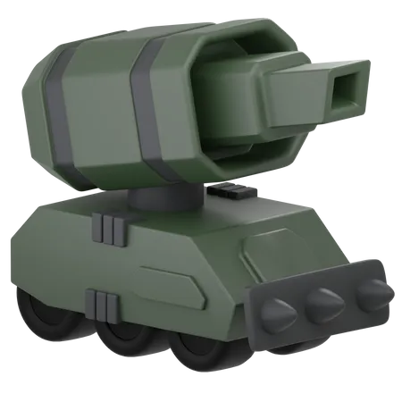 Tanque de guerra  3D Icon