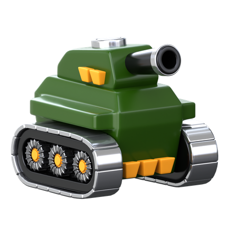 Tanque de guerra  3D Icon