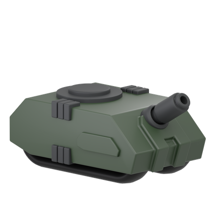 Tanque do exército  3D Icon