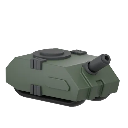 Tanque do exército  3D Icon