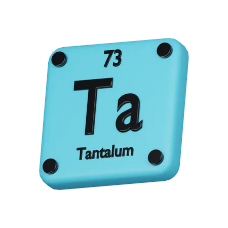 Tantalum Element 3 D Icon 3D Icon