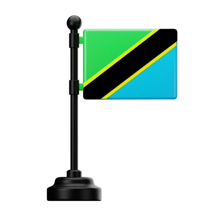 Tanzania Flag 3D Icon