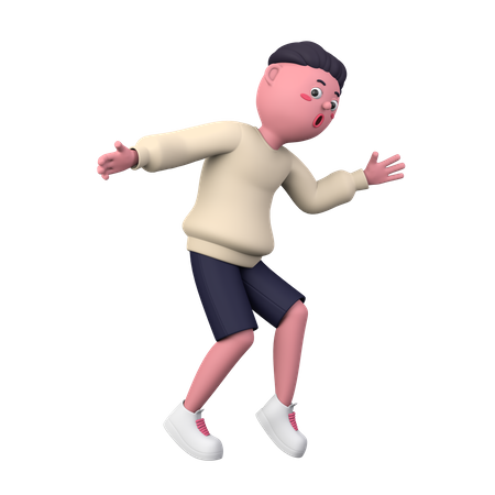 Tanzender Junge  3D Icon
