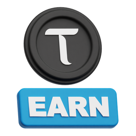 Tao Earn  3D Icon