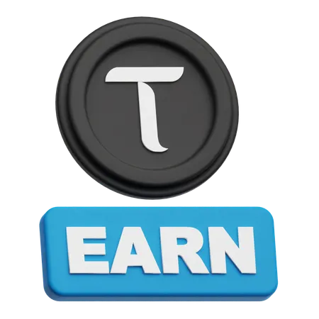 Tao Earn  3D Icon