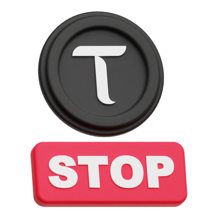 Arrêt tao  3D Icon