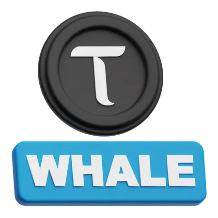 Tao Whale  3D Icon