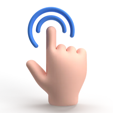 Tap  3D Icon