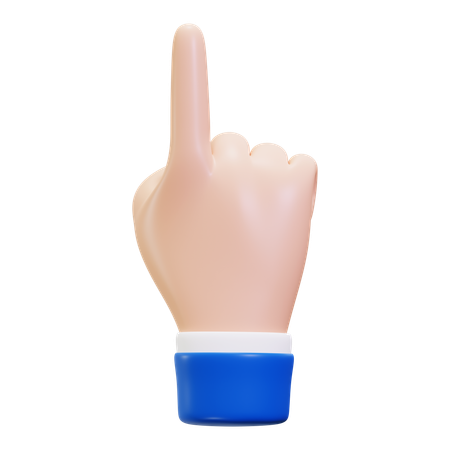 Tap Hand Gesture  3D Icon