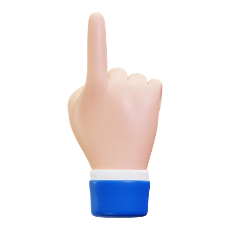 Tap Hand Gesture  3D Icon