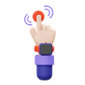tap hand emoji 3d