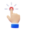 3d tap hand logo