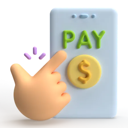 Tap To Pay  3D Icon