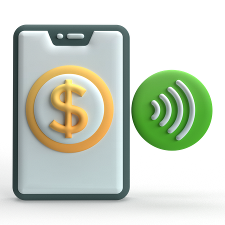 Tap to pay  3D Icon