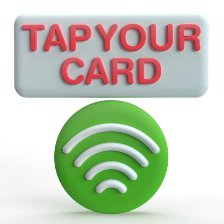 Tap Your Card  3D Icon
