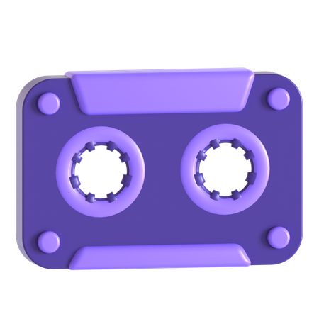 Tape Cassette  3D Icon