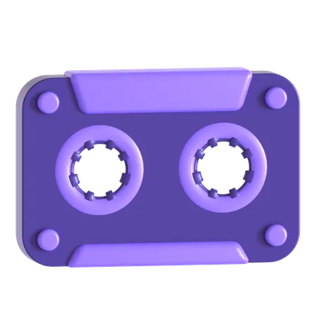 Tape Cassette  3D Icon