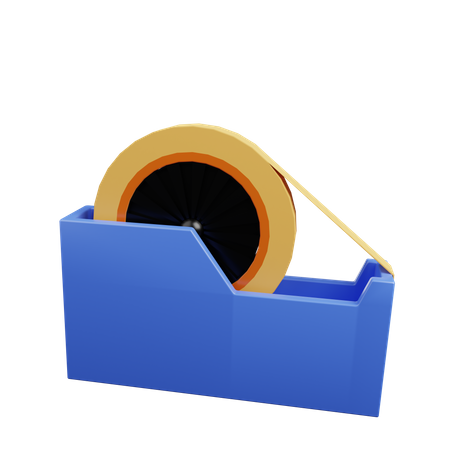 Tape Cutter  3D Illustration