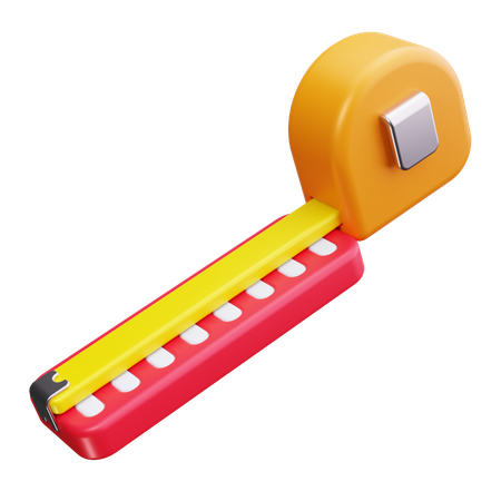 Tape Measure  3D Icon