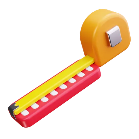 Tape Measure  3D Icon