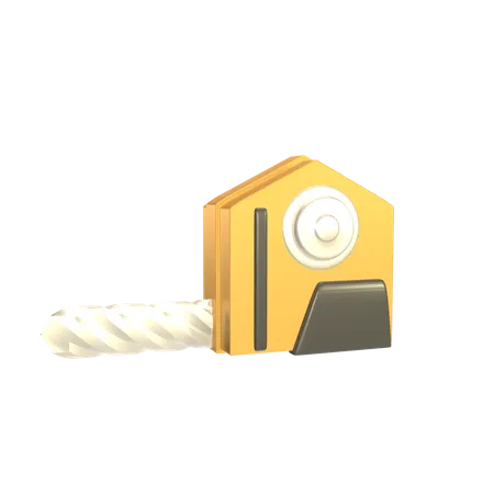 Tape Measure  3D Icon