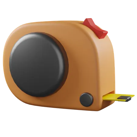 Tape Measure  3D Icon