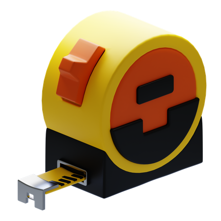Tape Measure  3D Icon