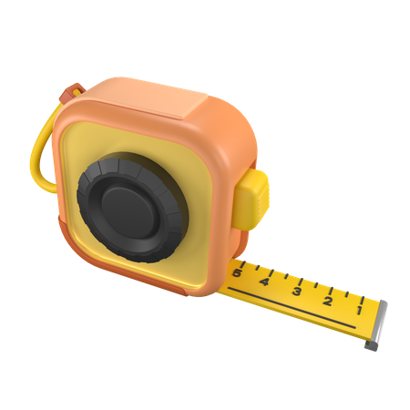 Tape Measure  3D Icon