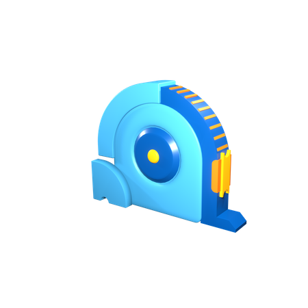 Tape Measure  3D Icon