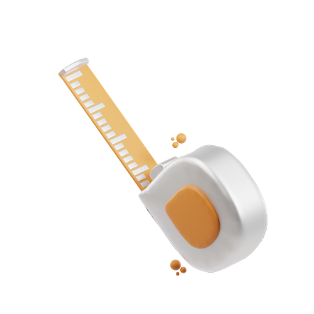 Tape Measure  3D Icon