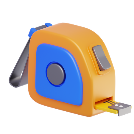 Tape Measurement  3D Icon