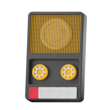 Tape Recorder  3D Icon
